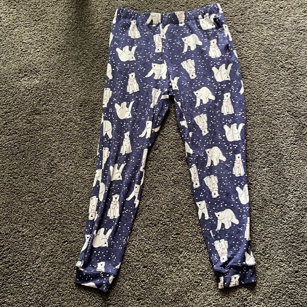 polar bear pajama pants